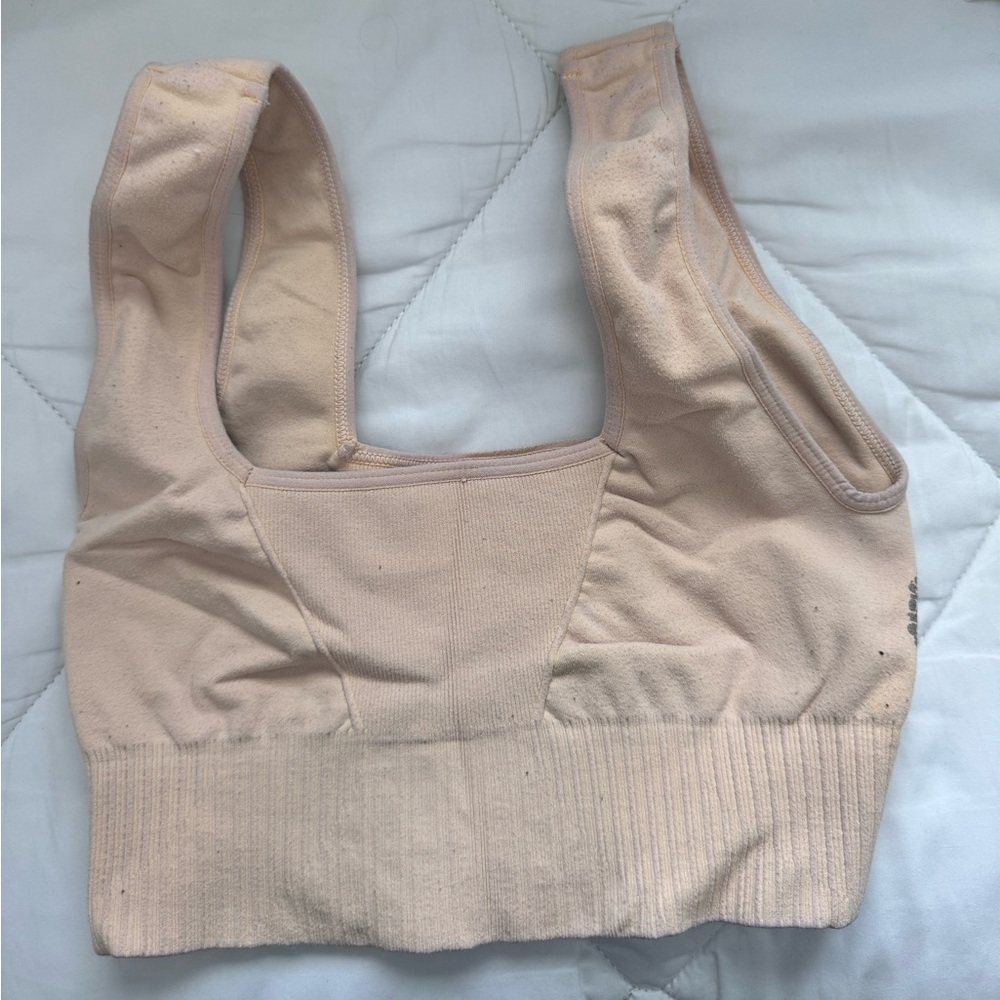 Free people orange sports bra